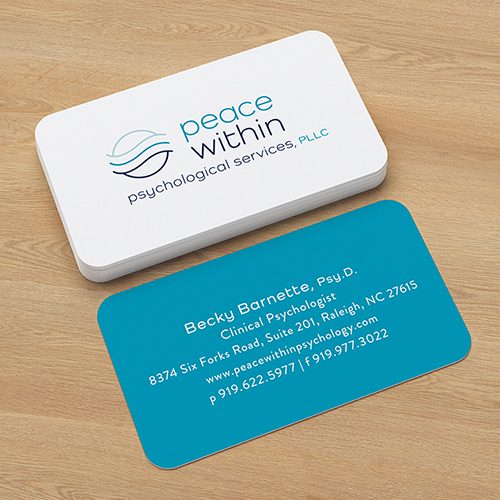 Peace Within Psychological Services Business Cards