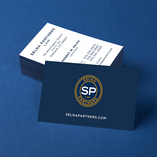 Selna Partners Law Branding Business Cards