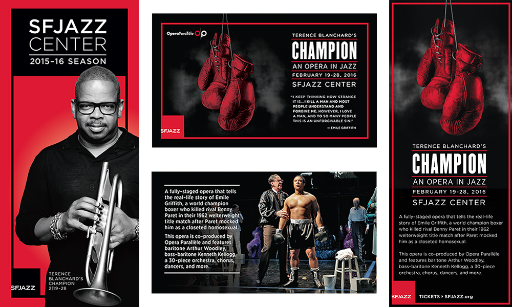 Champion: An Opera In Jazz Marketing Materials