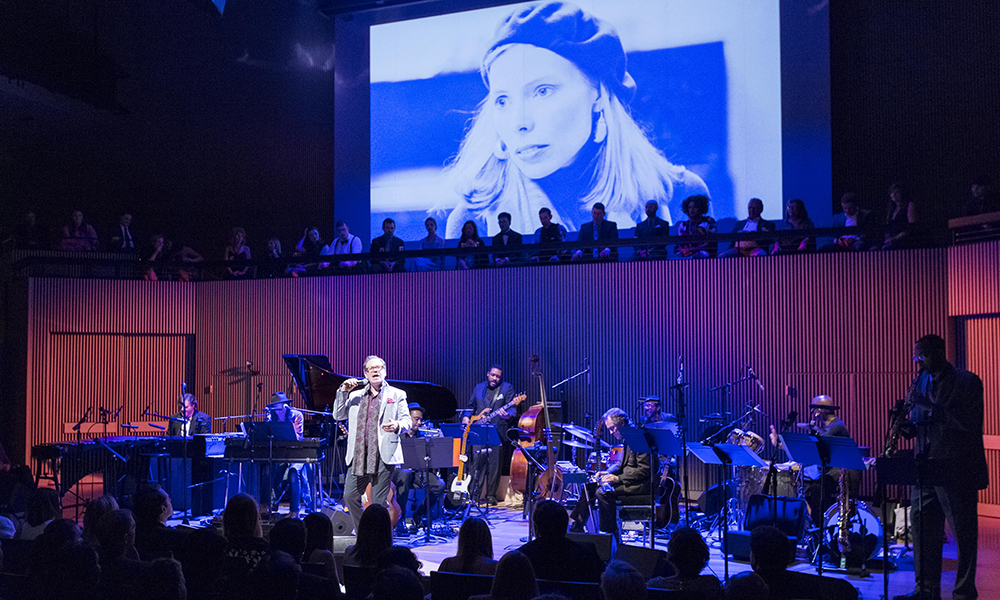 SFJAZZ Gala Honoring Joni Mitchell Slideshow Beret