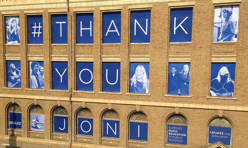 Thank You Joni Outdoor Installation